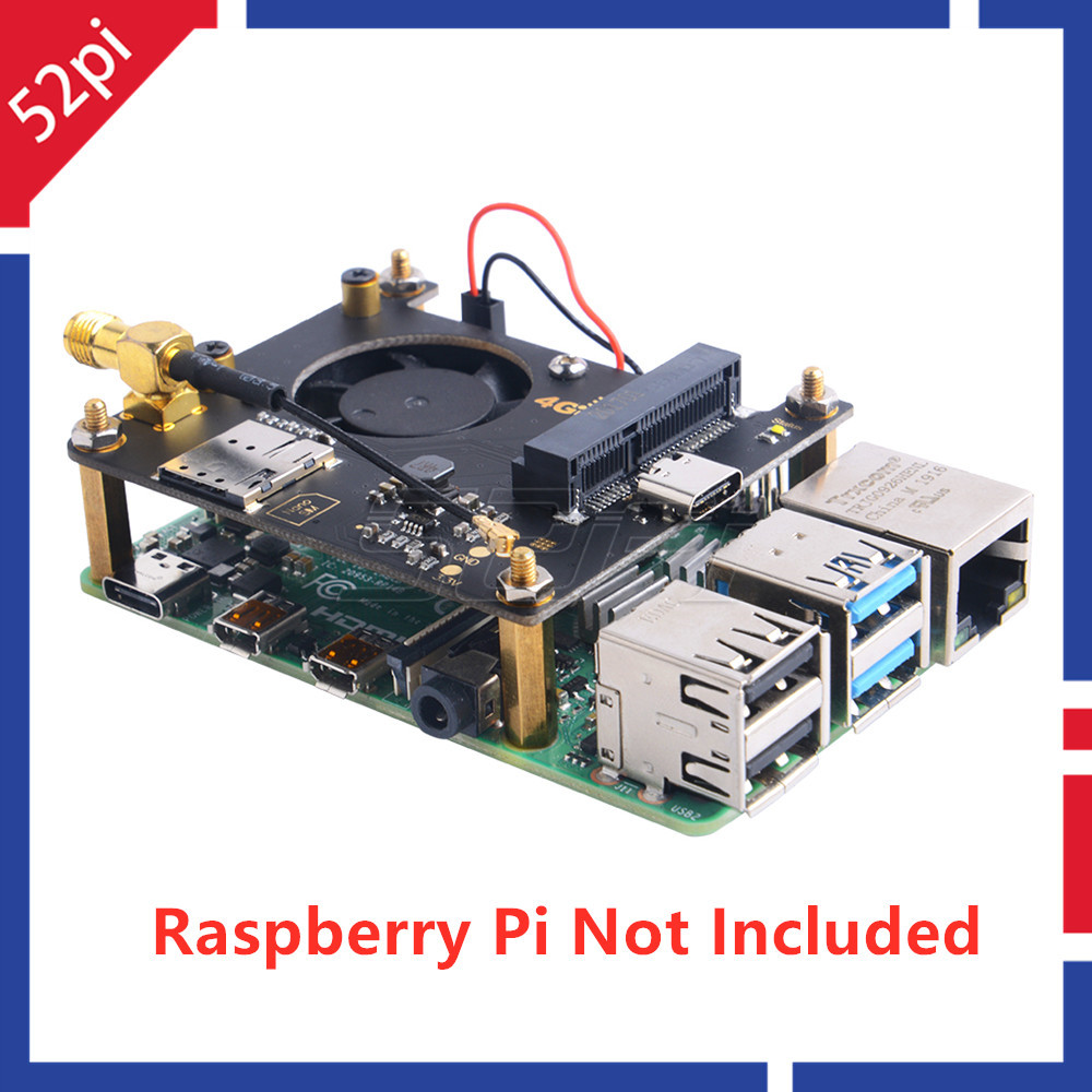 Deskpi Super6C - 52Pi Raspberry Pi 3G 4G หมวก