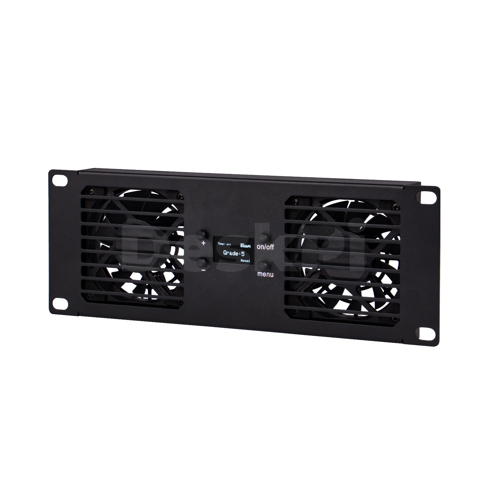 Deskpi Super6C - อุปกรณ์เสริม DeskPi RackMate แผงพัดลมระบายความร้อนคู่ขนาด 10 นิ้ว