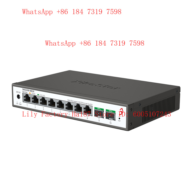 Sfp+ 10G Managed Switch 8 Port - สวิตช์เครือข่าย XikeStor 8*2.5G RJ45 2*10G SFP+