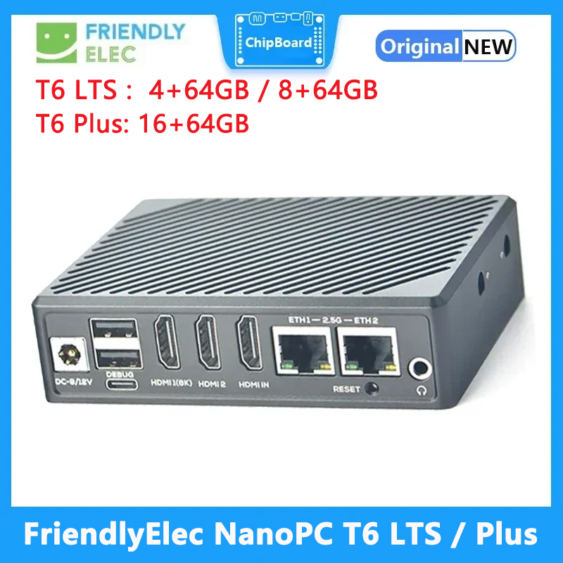 บอร์ดพัฒนา FriendlyElec NanoPC - Nanopc T6 16Gb บทวิจารณ์และราคา