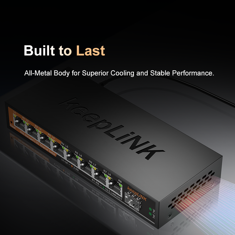 KeepLiNK 2.5Gb Managed Switch  - Sfp+ 10G Managed Switch 8 Port บทวิจารณ์และราคา