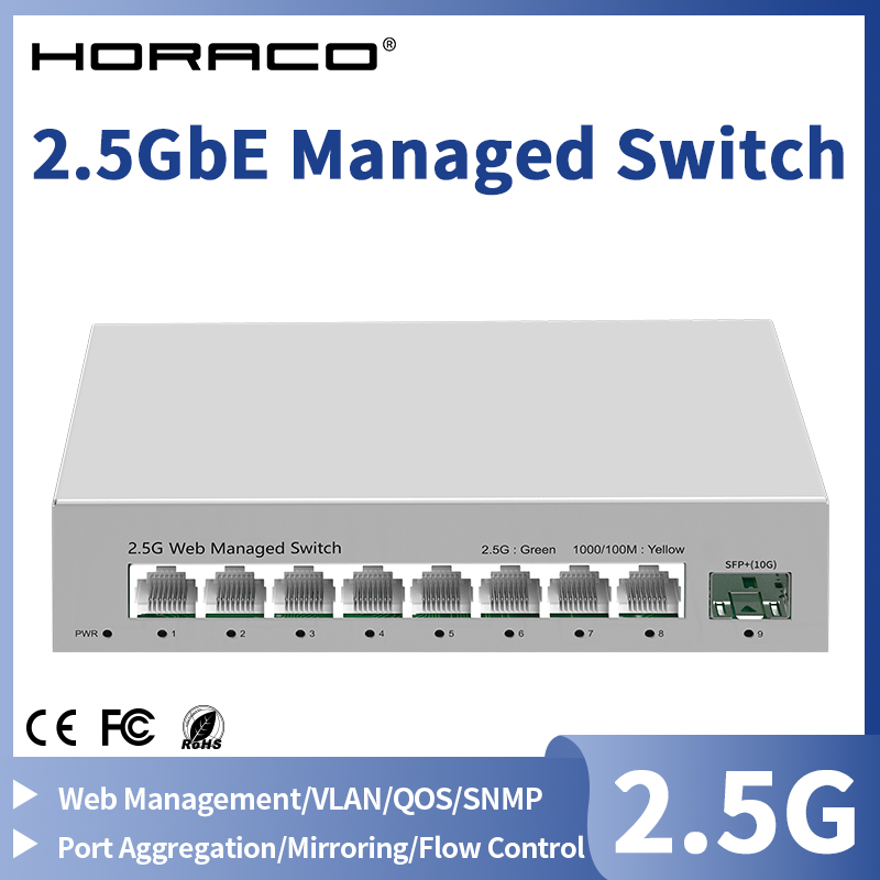 สวิตช์เครือข่ายแบบมีการจัดการ  - Sfp+ 10G Managed Switch 8 Port บทวิจารณ์และราคา