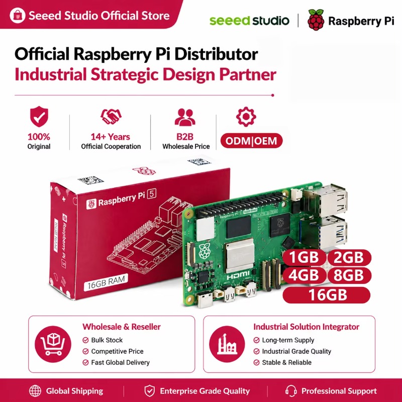 สินค้าขายส่ง ของแท้ ชุดบอร์ดพั - Raspberry Pi 5 8Gb บทวิจารณ์และราคา