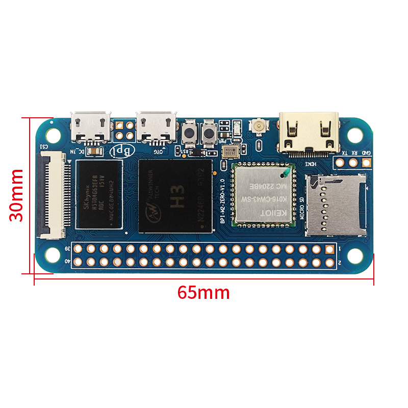 กล้วย Pi M2 Zero BPI-M2 Zero A - Turing Pi 2 บทวิจารณ์และราคา