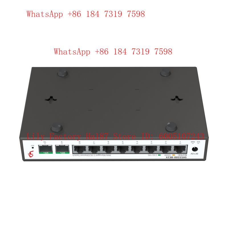 สวิตช์เครือข่าย XikeStor 8*2.5 - Sfp+ 10G Managed Switch 8 Port บทวิจารณ์และราคา